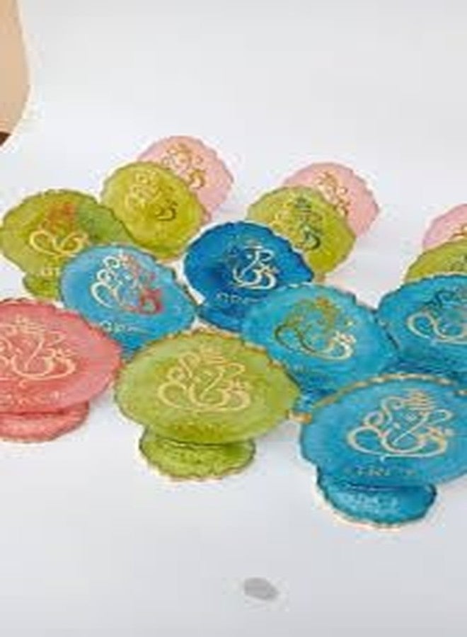 IRIKA 15-in-1 Embossed Gold Metallic Stickers for Resin Art & Craft - A5 Size (Pack of 2 Sheets) - Image 2